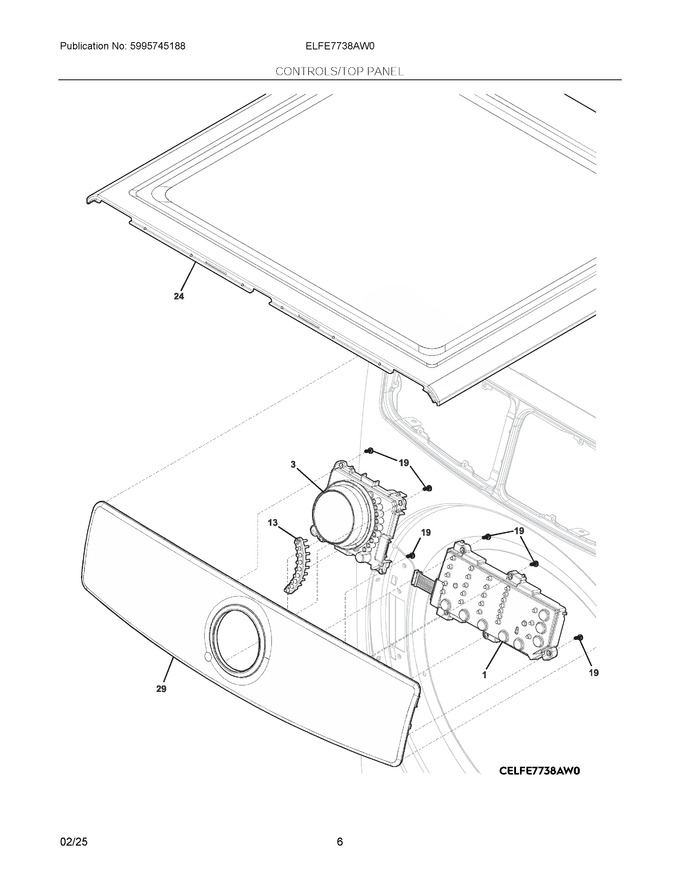 Diagram for ELFE7738AW0