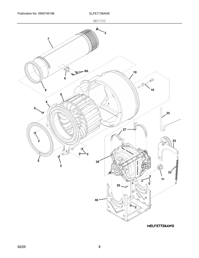 Diagram for ELFE7738AW0