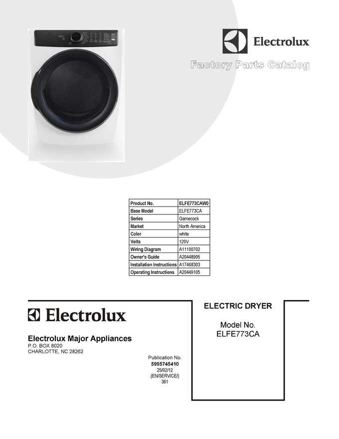Diagram for ELFE773CAW0