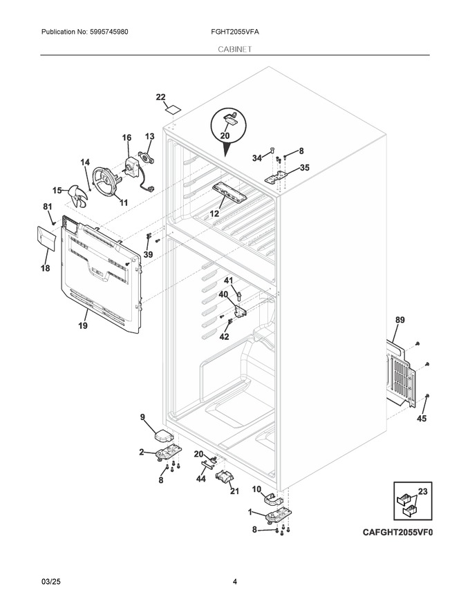 Diagram for FGHT2055VFA