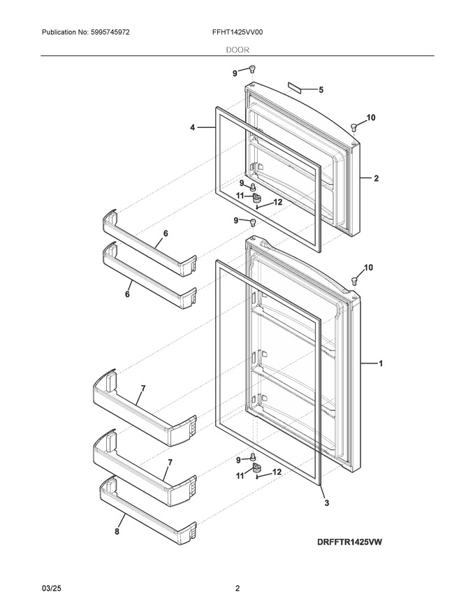 Diagram for FFHT1425VV00