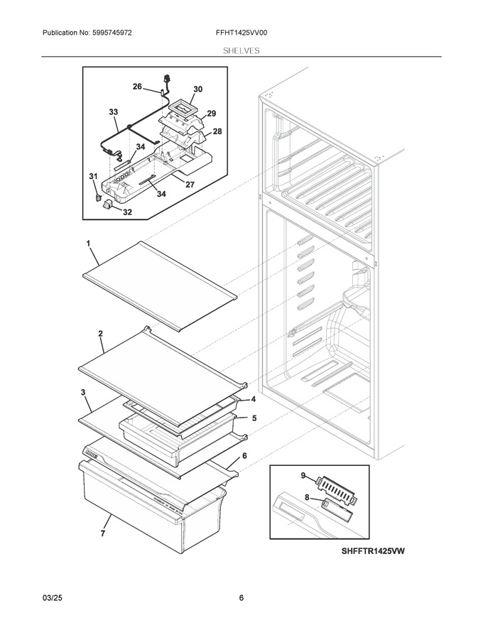Diagram for FFHT1425VV00