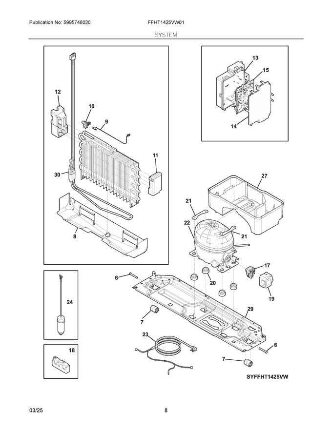 Diagram for FFHT1425VW01