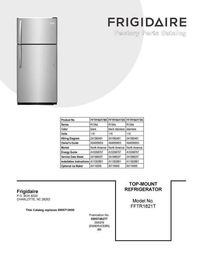 Diagram for FFTR1821TD5