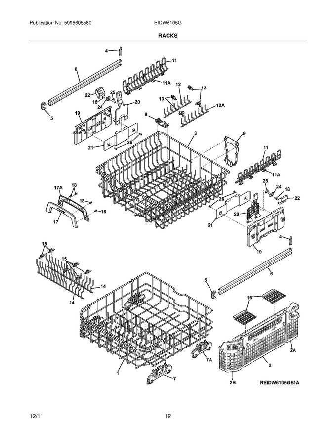 Diagram for EIDW6105GW2B