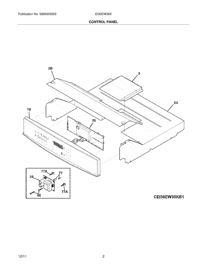Diagram for EI30EW35KW1