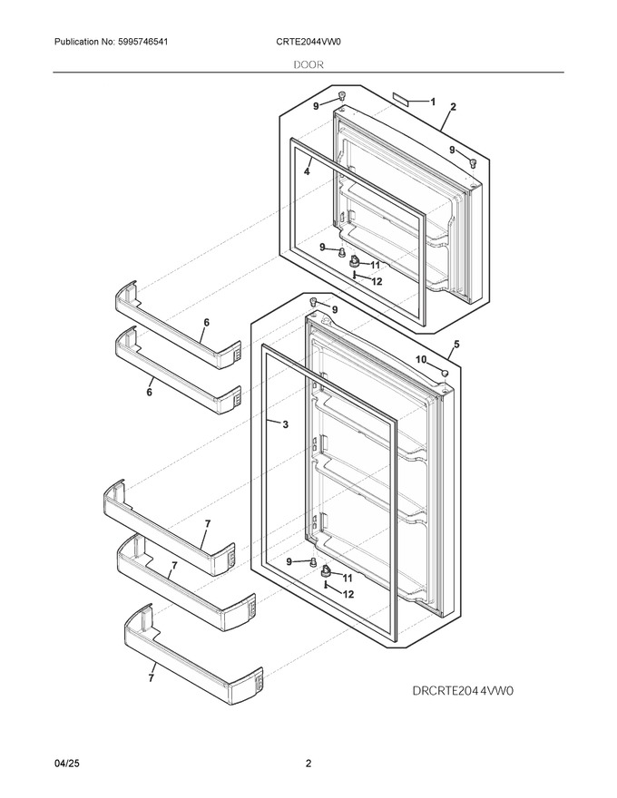 Diagram for CRTE2044VW0