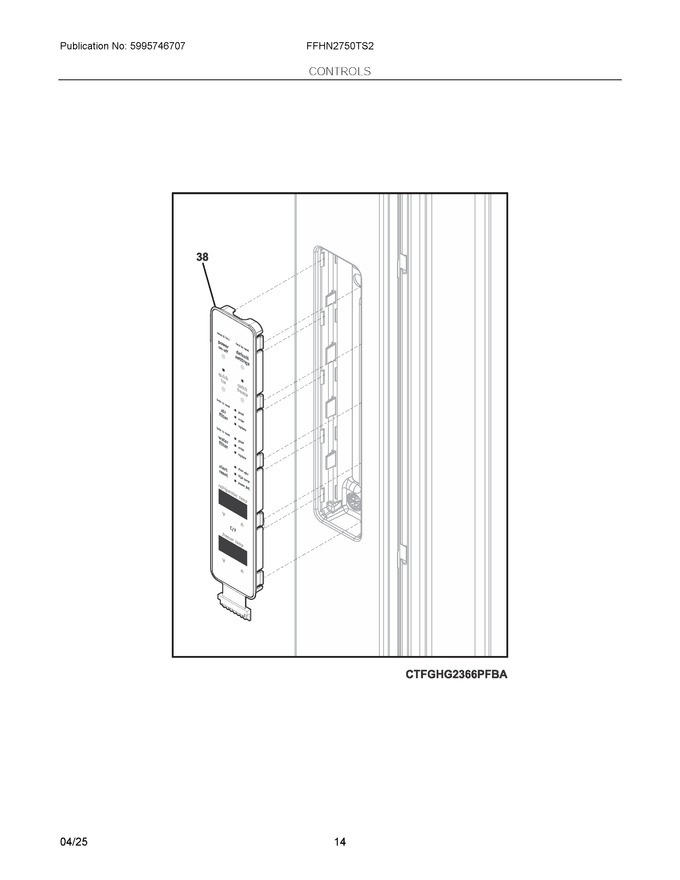 Diagram for FFHN2750TS2