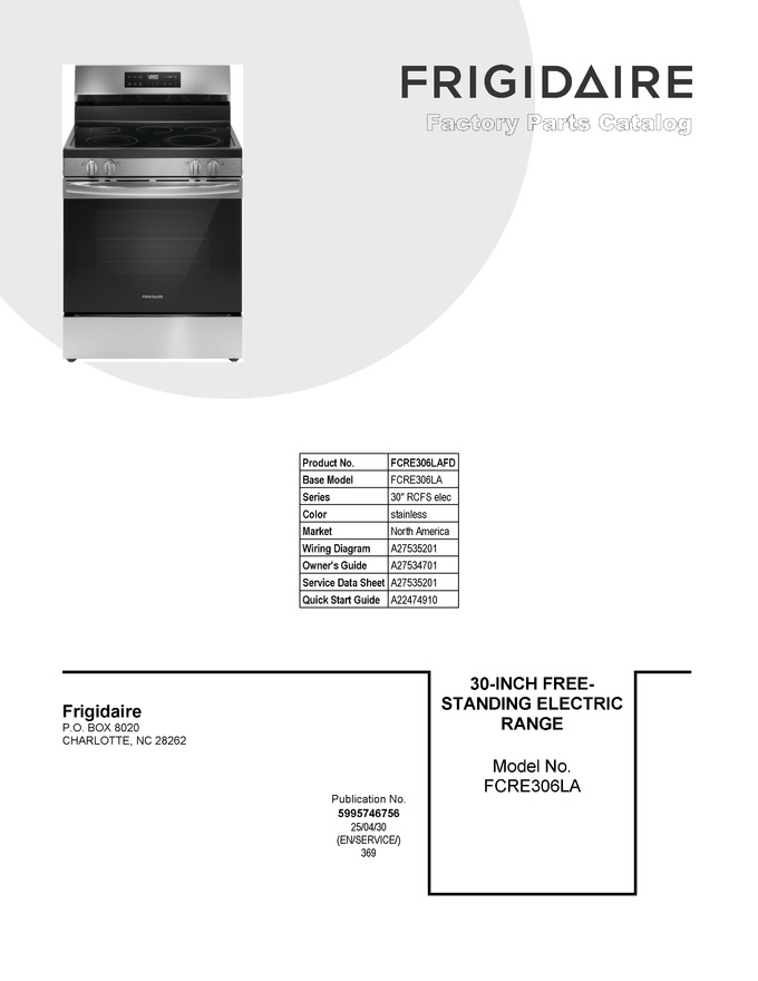 Diagram for FCRE306LAFD