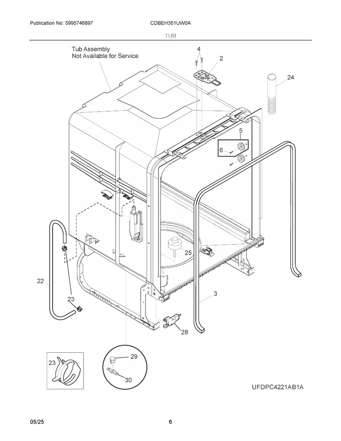 Diagram for CDBEH351UW0A
