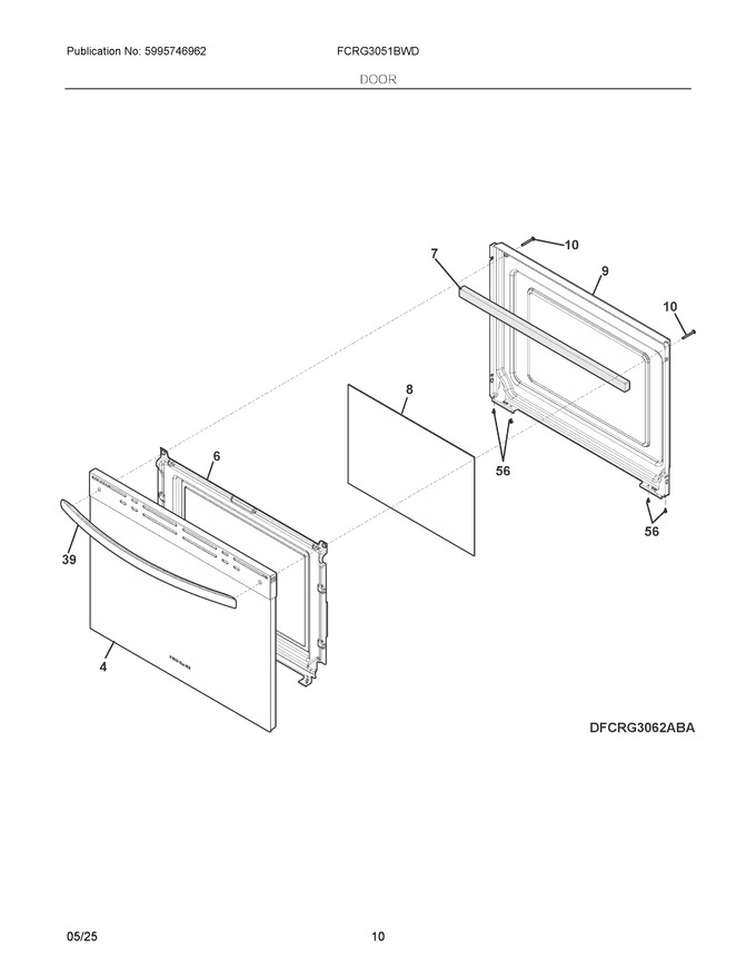 Diagram for FCRG3051BWD
