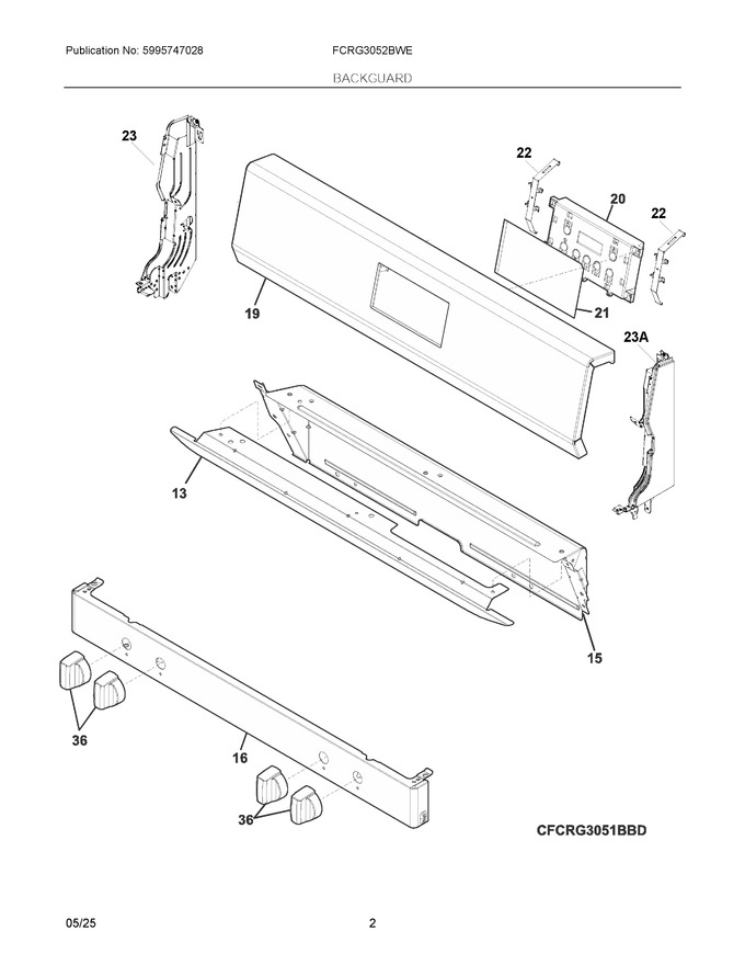 Diagram for FCRG3052BWE