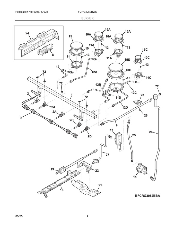 Diagram for FCRG3052BWE