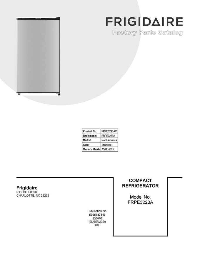 Diagram for FRPE3223AV