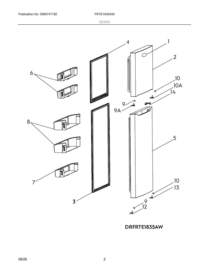 Diagram for FRTE1835AW