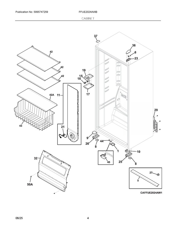 Diagram for FFUE2024AWB