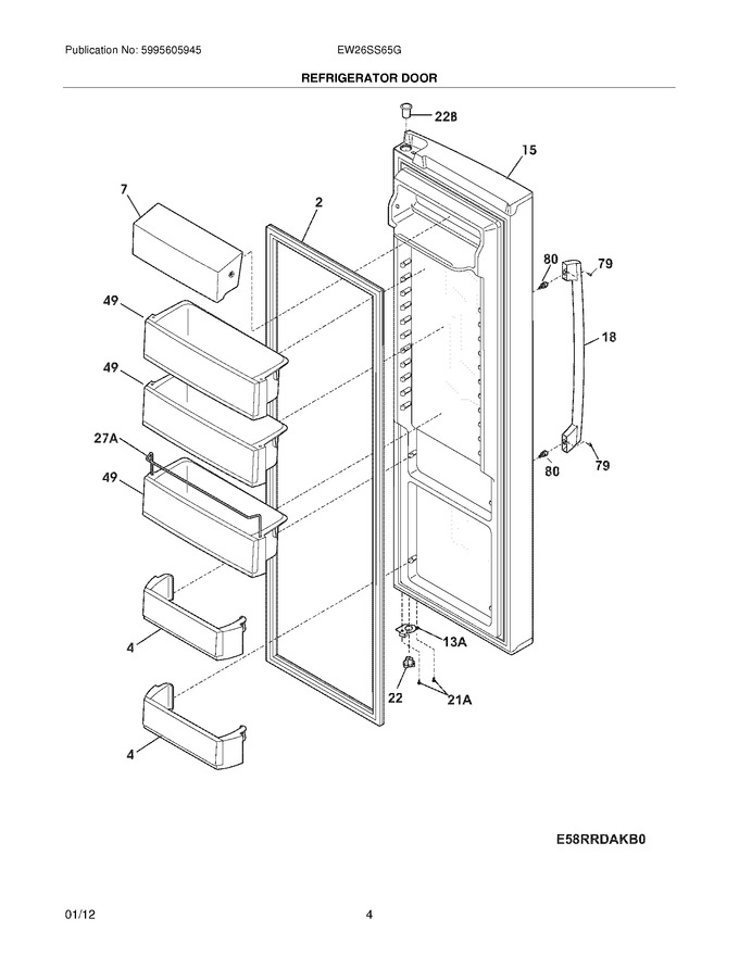 Diagram for EW26SS65GW0
