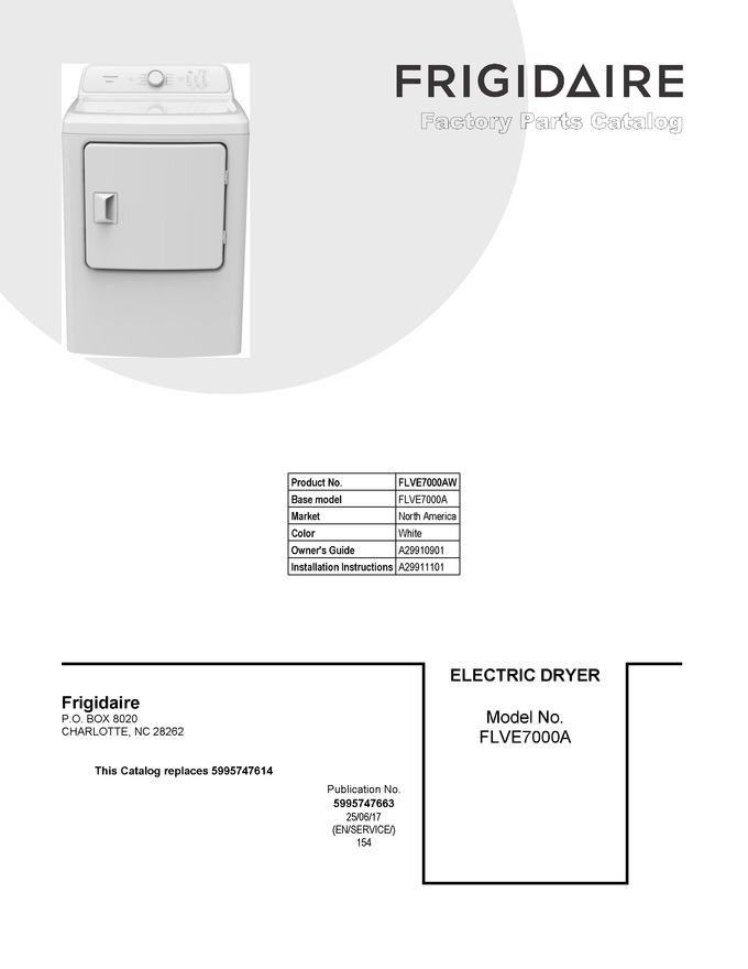 Diagram for FLVE7000AW