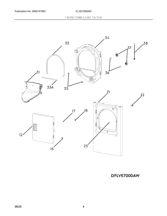 Diagram for FLVE7000AW