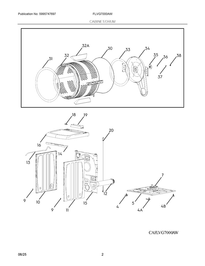 Diagram for FLVG7000AW