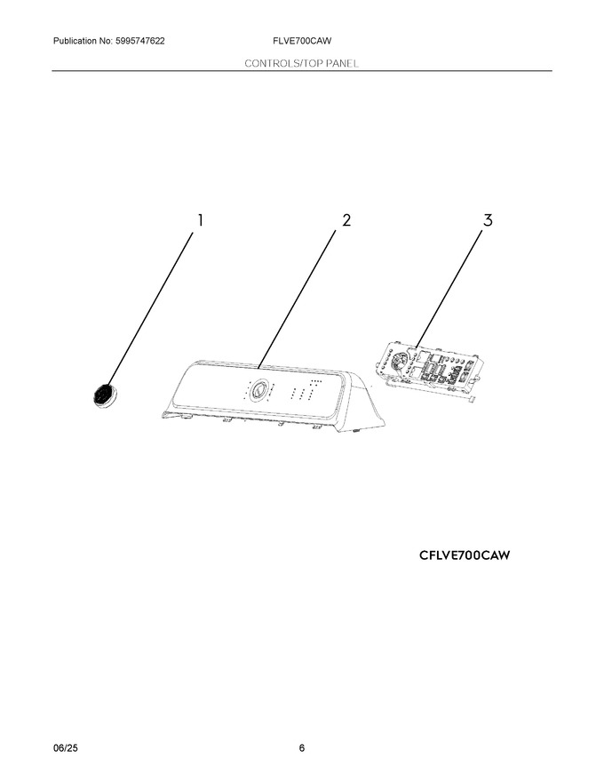 Diagram for FLVE700CAW