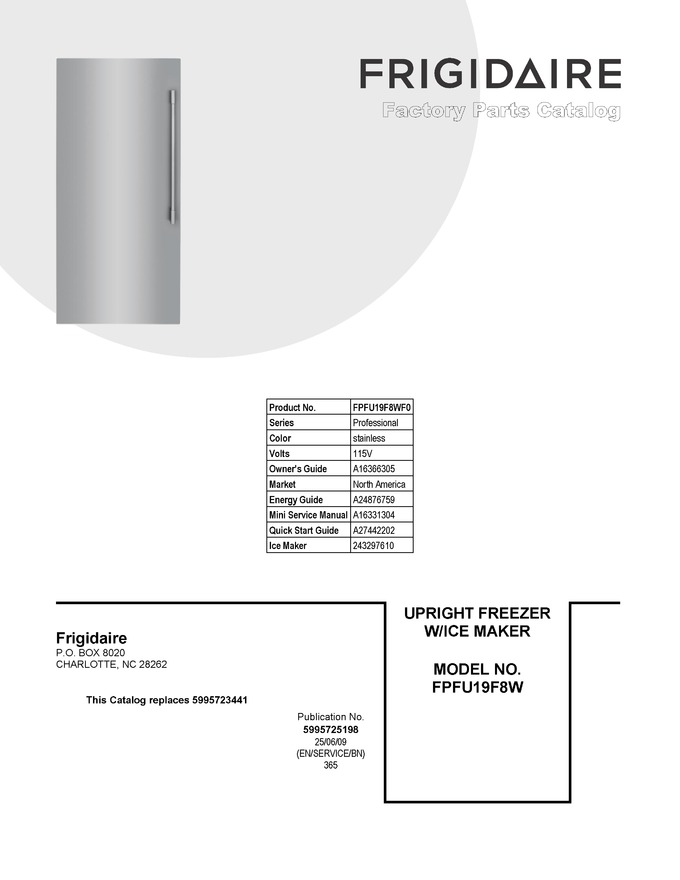 Diagram for FPFU19F8WF0