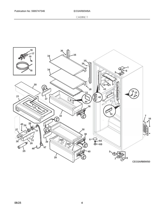 Diagram for EI33AR80WSA
