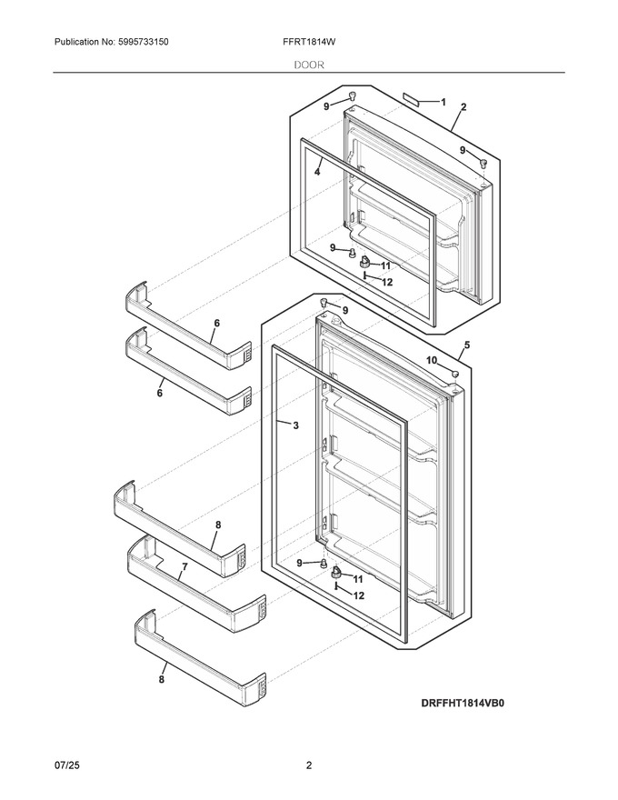 Diagram for FFTR1814WW1