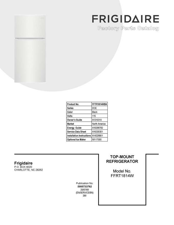 Diagram for FFTR1814WB4