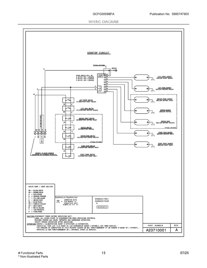 Diagram for GCFG3059BFA