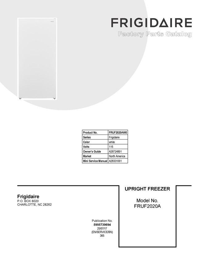 Diagram for FRUF2020AW0