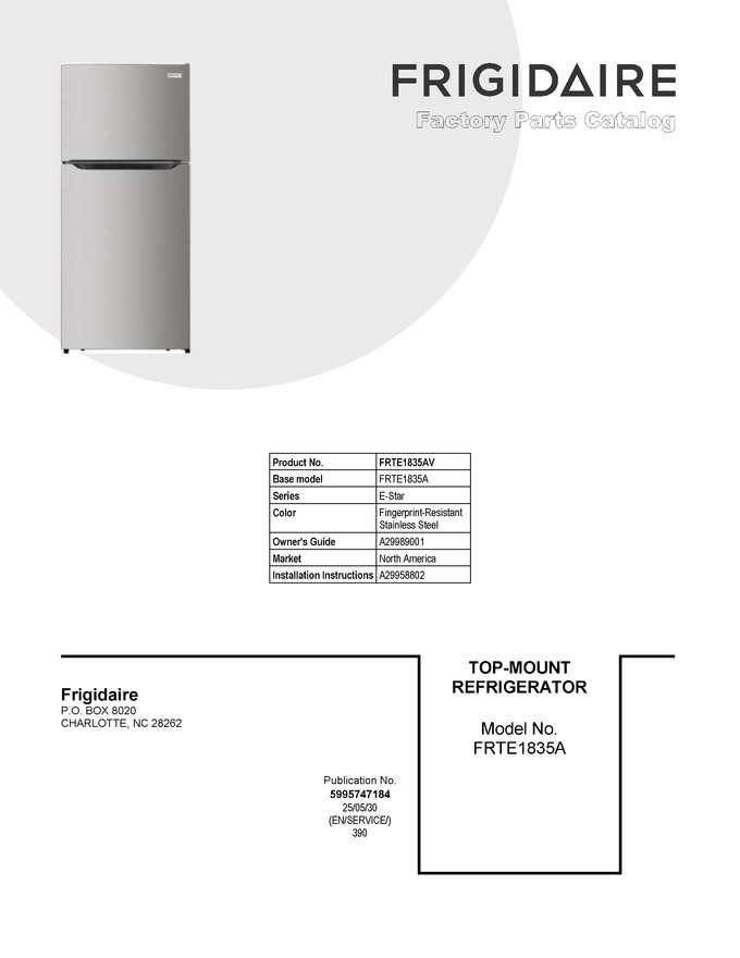 Diagram for FRTE1835AV