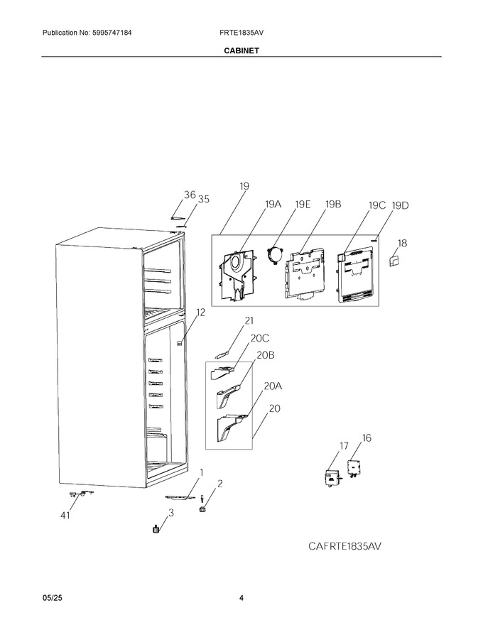 Diagram for FRTE1835AV