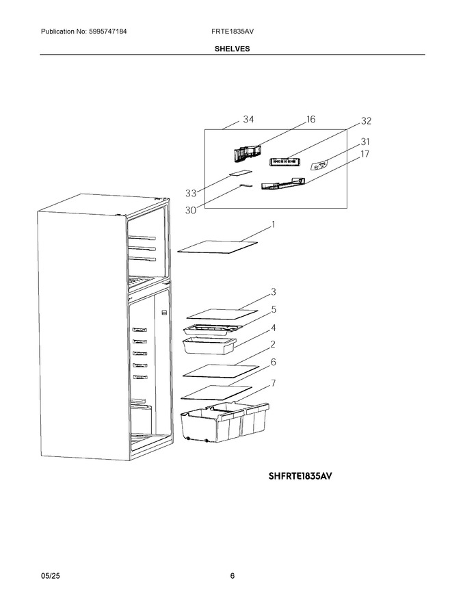 Diagram for FRTE1835AV