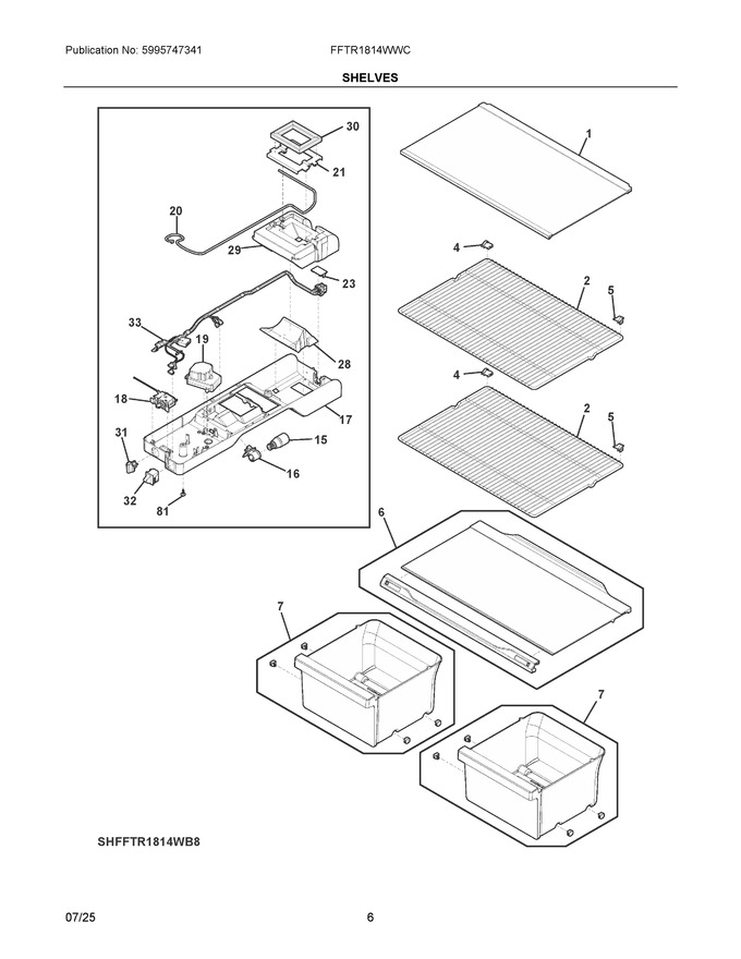 Diagram for FFTR1814WWC