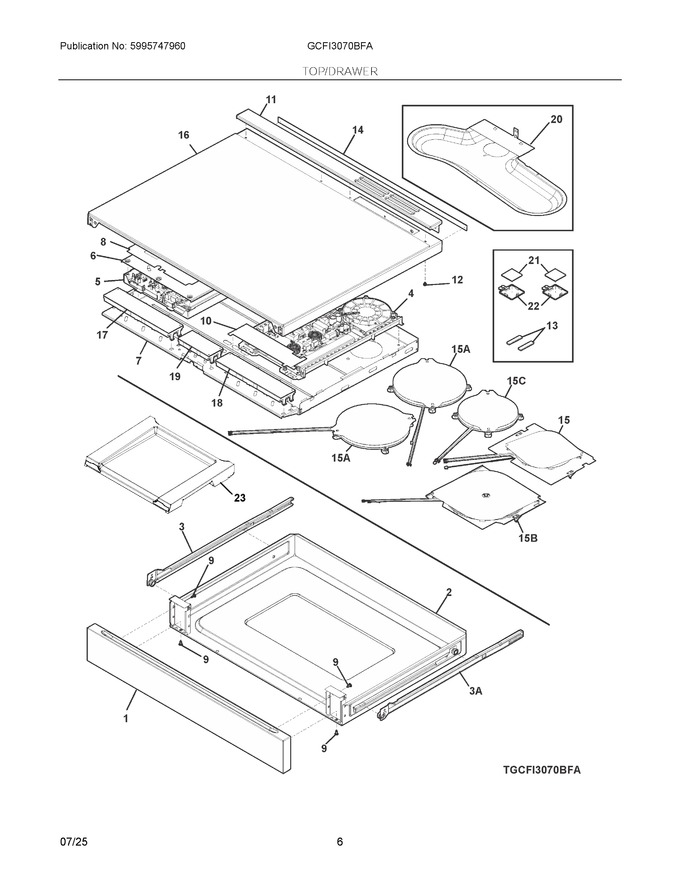 Diagram for GCFI3070BFA