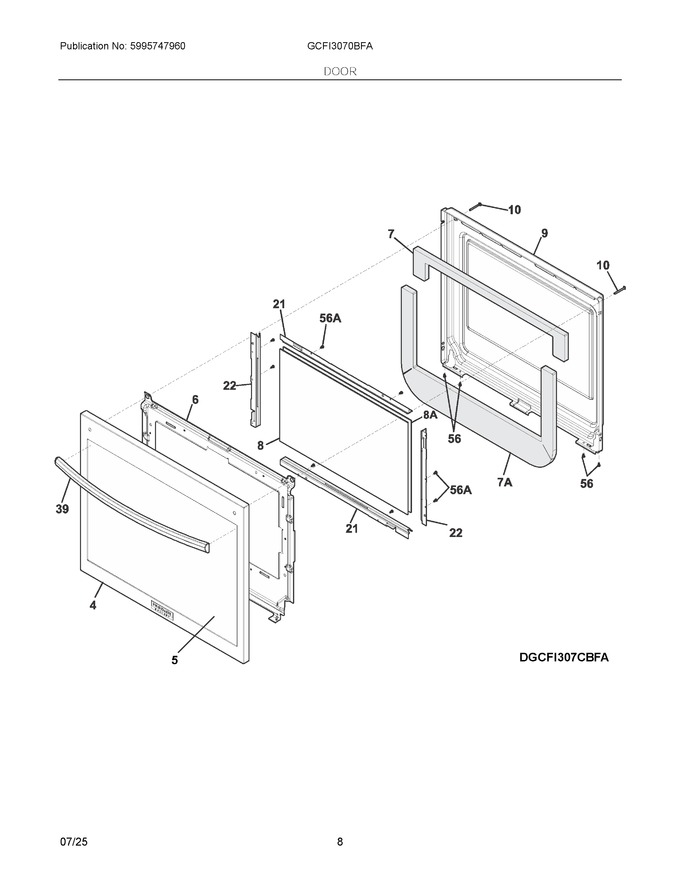 Diagram for GCFI3070BFA