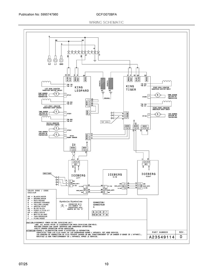 Diagram for GCFI3070BFA