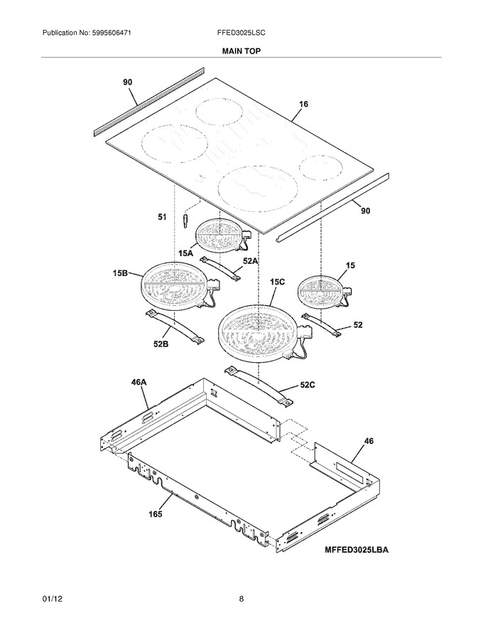 Diagram for FFED3025LSC