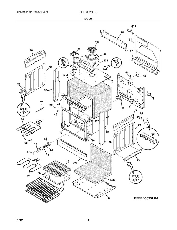 Diagram for FFED3025LSC