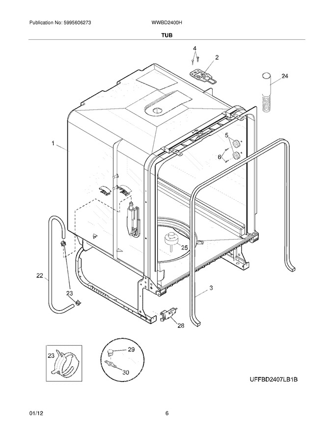 Diagram for WWBD2400HB2A