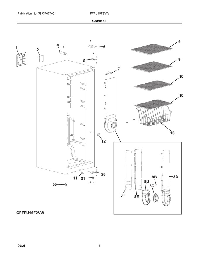Diagram for FFFU16F2VW