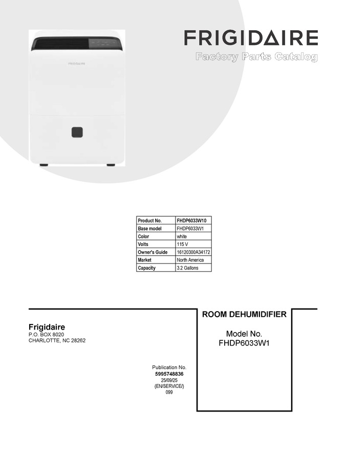Diagram for FHDP6033W10