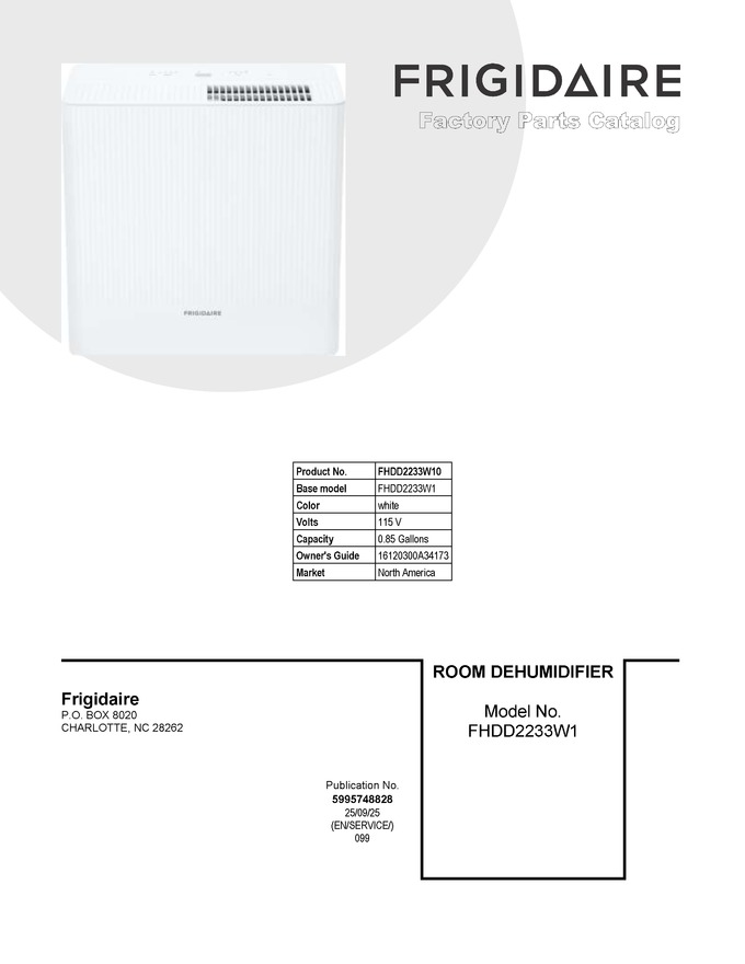Diagram for FHDD2233W10