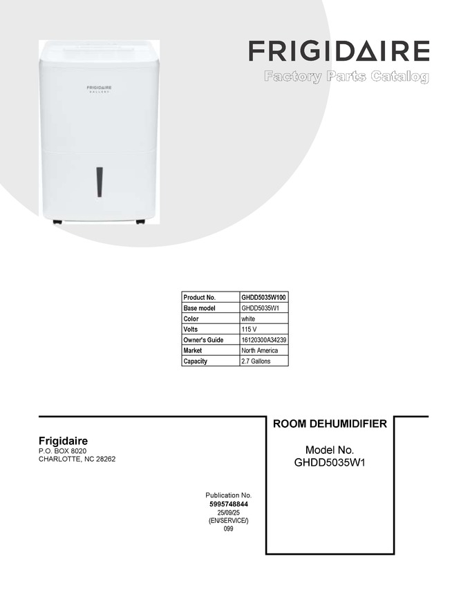 Diagram for GHDD5035W100