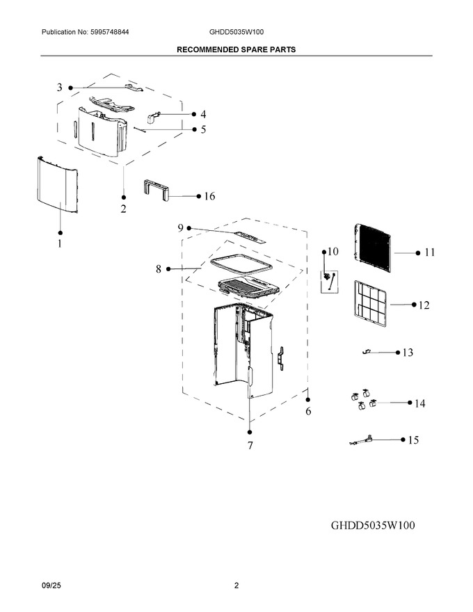 Diagram for GHDD5035W100
