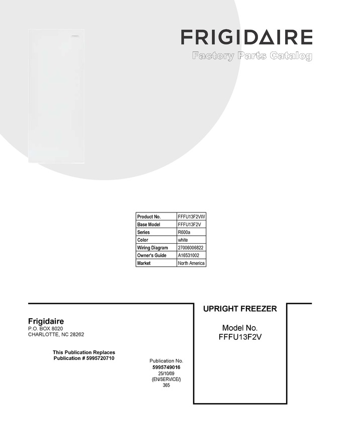 Diagram for FFFU13F2VW