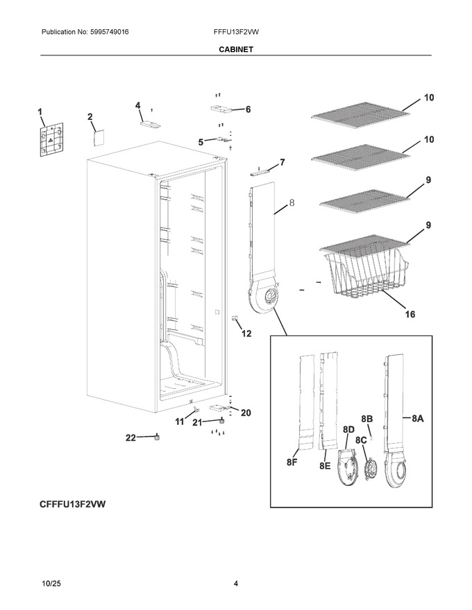 Diagram for FFFU13F2VW
