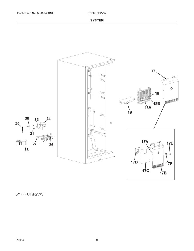 Diagram for FFFU13F2VW