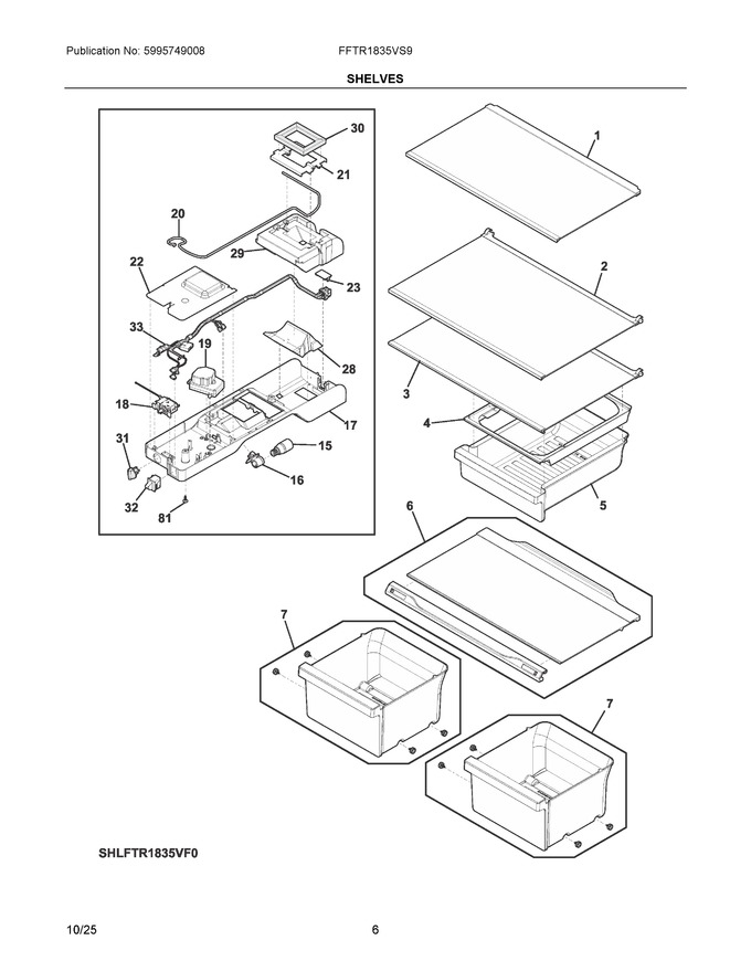 Diagram for FFTR1835VS9